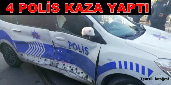 Evren yolunda maddi hasarl kaza meydana geldi